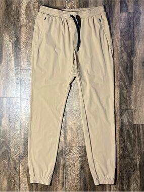 UNRL In Flex Jogger III Pants Men's Small Desert Khaki Golf Stretch EUC